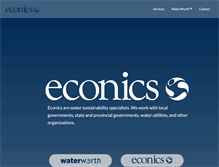 Tablet Screenshot of econics.com